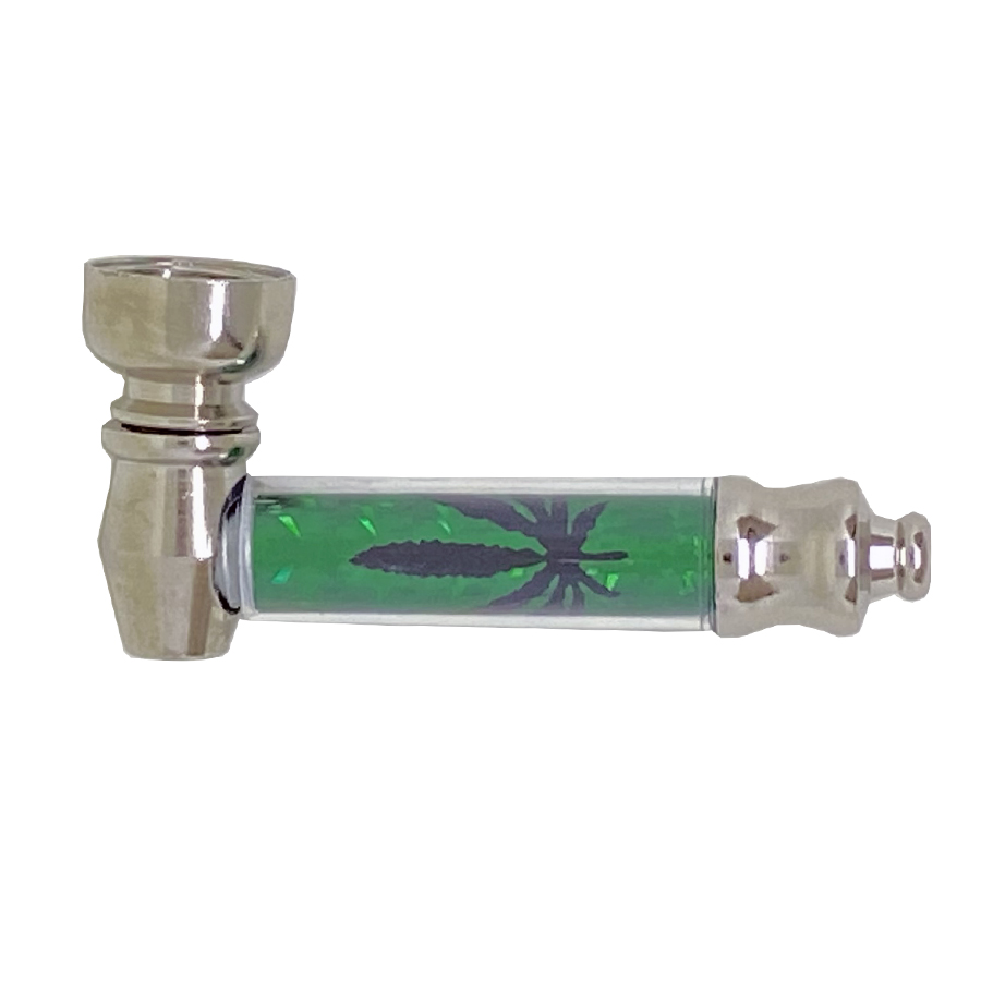 Smoking Accessories: Mini Pipe Cannabis Green